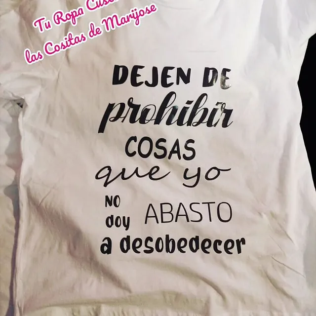 Tu ropa custom trabajos realizados